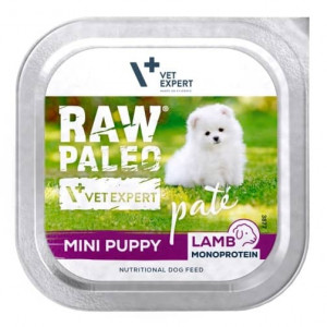 RAW PALEO DOG PUPPY MINI LAMB pastēte kucēniem Jērs 150g
